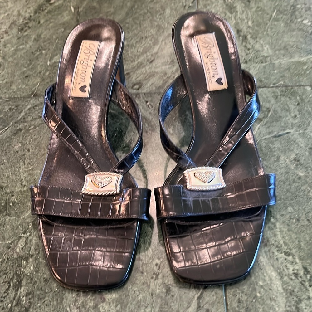 Brighton Torino croc leather